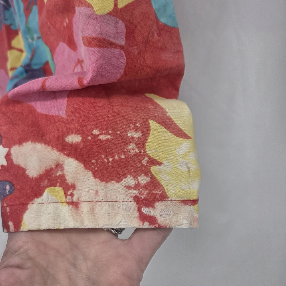 Original Jams Vintage 100% Cotton Swim Trunks 80's Tropical Floral